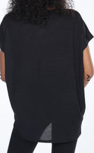 Load image into Gallery viewer, Zig Zag Diamante Cap Sleeves Top
