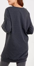 Load image into Gallery viewer, Tunic zip Sleeve Top (Multiple Colours)
