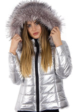 Load image into Gallery viewer, Metallic Silver Jacket
