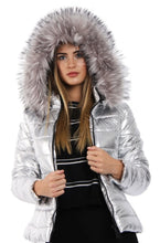 Load image into Gallery viewer, Metallic Silver Jacket
