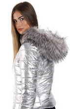 Load image into Gallery viewer, Metallic Silver Jacket
