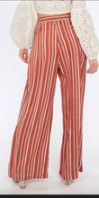 Load image into Gallery viewer, Wide leg stripe Trouser
